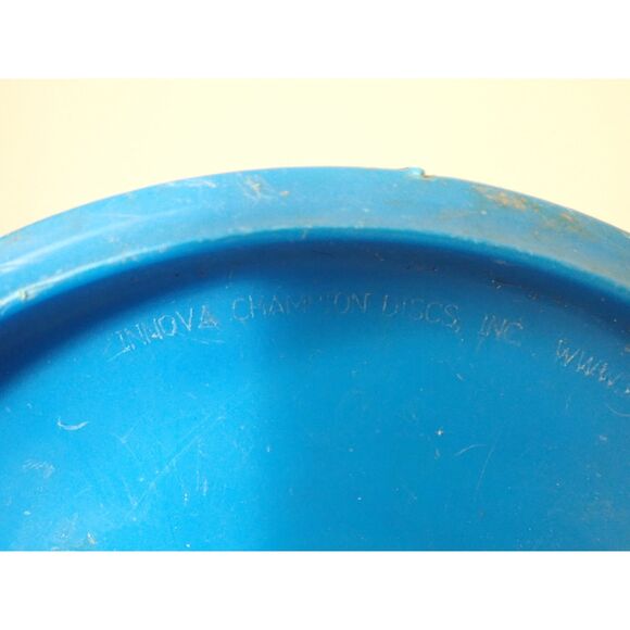 Innova DX Shark 175g Blue Silver Foil Midrange Golf Disc Used - Picture 4 of 5